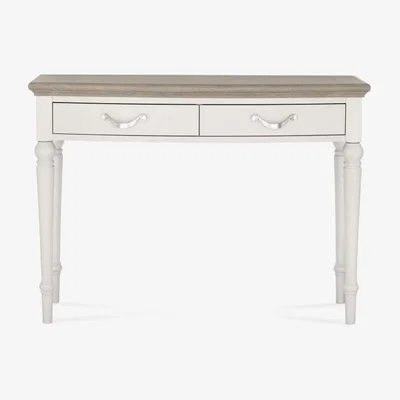 Downtown Montreal Grey Washed Oak & Soft Grey Dressing Table
