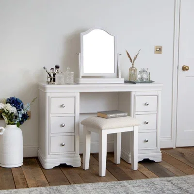 Downtown Sutton Dressing Table - White
