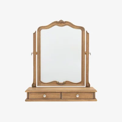 Perch and Parrow Opera Weathered Dressing Table Mirror