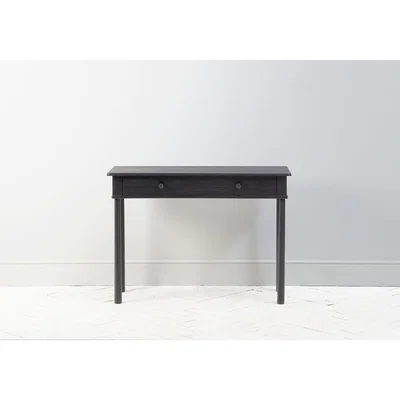 Perch and Parrow Rebecca Oak Dressing Table in Black