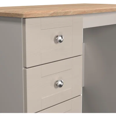 The Range Sussex Ready Assembled 3 Drawer Vanity - Kashmir Ash & Bardolino Oak