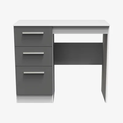 The Range Contrast Ready Assembled Vanity - Dusk Grey & White Matt