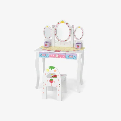 The Range Costway Kids Vanity Set - White