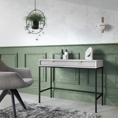The Range Light Grey Nova Dressing Table - Light Grey