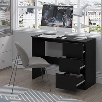 The Range Olivia Dressing Table Matt Finish - Matt Black