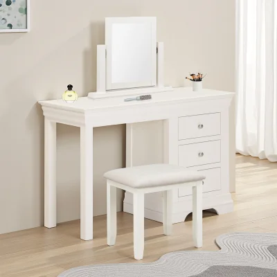 The Range Bordeaux 3 Drawer Dressing Table Set  - Ivory