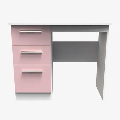 The Range Knightsbridge Ready Assembled Vanity - Kobe Pink & White