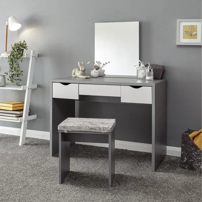 The Range Elizabeth Dressing Table Set - Grey