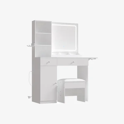The Range Lifeideas Tri-Colour LED Dressing Table Set - White
