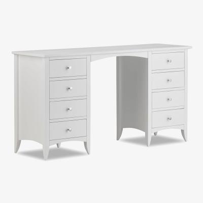 The Range Edward Hopper Pedestal Dressing Table - White