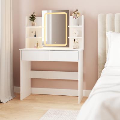 The Range Sadie LED Mirror Dressing Table - White