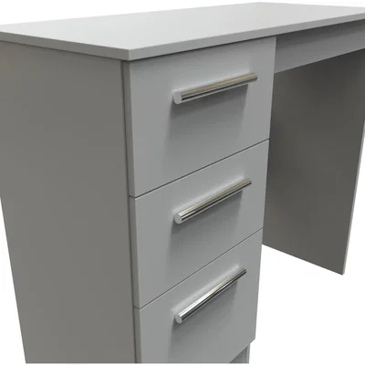 The Range Contrast Ready Assembled 3 Drawer Vanity - Dusk Grey