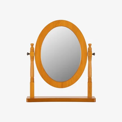 The Range Contessa Dressing Table Mirror - Antique Pine - Pine