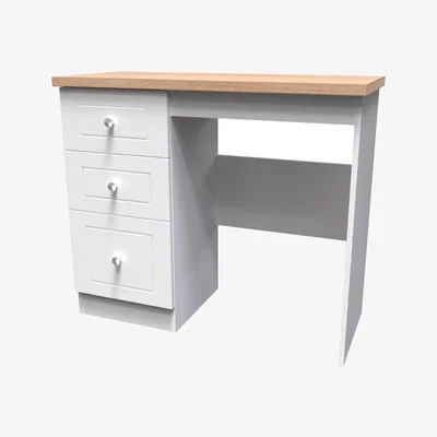 The Range Vienna Ready Assembled Vanity - Porcelain Ash & Bardolino Oak / Chipboard