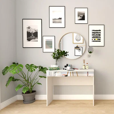 The Range Echo 1 Drawer Dressing Table - White