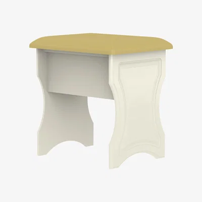 The Range Pembury Dressing Table Stool - Cream
