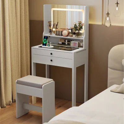 The Range Small Makeup Table - White