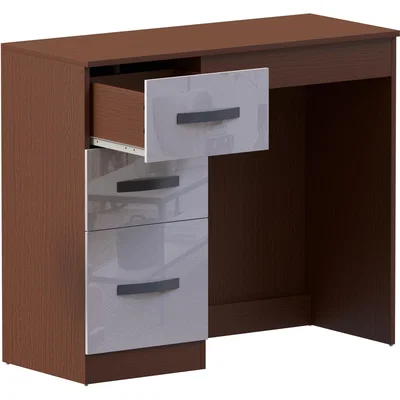 The Range Hulio Dressing Table - Walnut and White