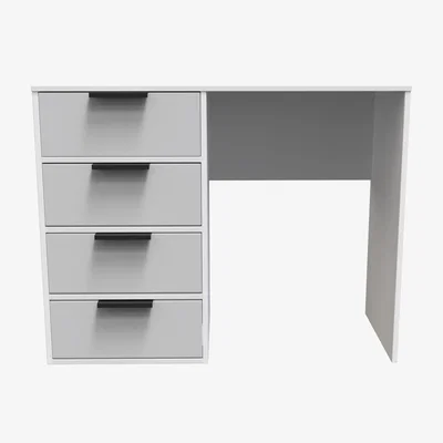 The Range Hong Kong B Ready Assembled 4 Drawer Vanity - Grey Matt & White Matt