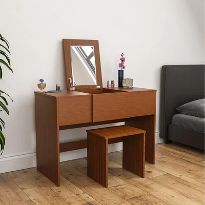 The Range Ava Dressing Table - Walnut