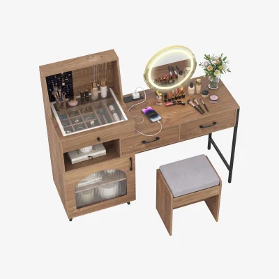 The Range Makeup Vanity Table with 3 Lighting Modes - Natural