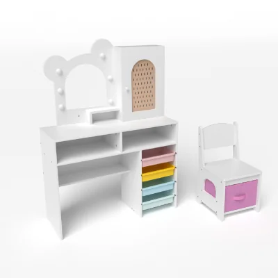 The Range Pretend Makeup Dressing Table Set - White
