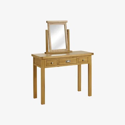 The Range Woburn 3 Drawer Dressing Table - Oak