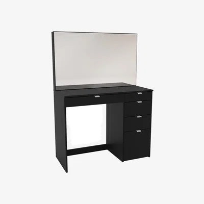 The Range Ava 5 Drawer Dressing Table - Black