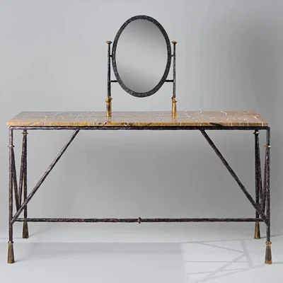 Tobias Oliver Porta Romana | Stanley Dressing Table with Mirror
