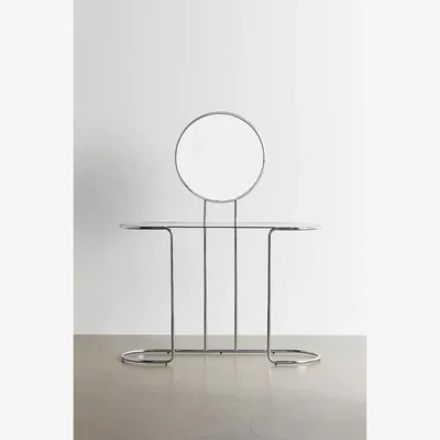 Urban Outfitters Charlette Dressing Table - Silver ALL at Urban Outfitters