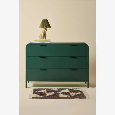 Urban Outfitters Kane 6-Drawer Dresser - Green L: 50" x W: 18" x H: 35" at Urban Outfitters