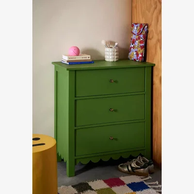 Urban Outfitters Primrose 3-Drawer Dresser - Green ALL at Urban Outfitters