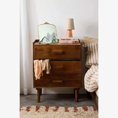 Urban Outfitters Arnold 3-Drawer Dresser - Brown 65cm x 55cm x 85cm at Urban Outfitters