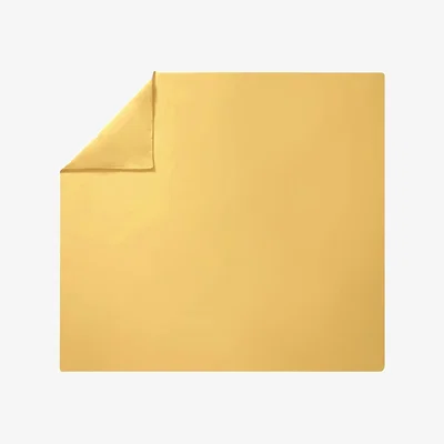 Amara Teophile Organic Cotton Sateen Fitted Sheet - Gold