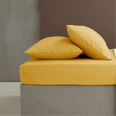 Amara Iron Percale Combed Extra Deep Fitted Sheet
