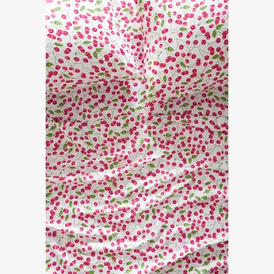 Anthropologie Maeve Organic Sateen Printed Fitted Sheet