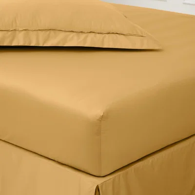 Dunelm Dorma Luxurious & Silky 500 Thread Count Cotton Sateen Fitted Sheet