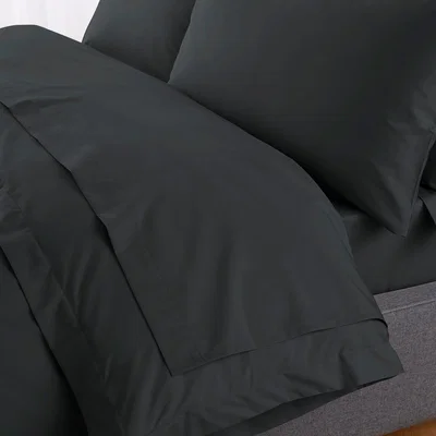 Dunelm Hotel 230 Thread Count Percale 100% Cotton Flat Sheet