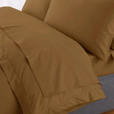 Dunelm Hotel 230 Thread Count Percale 100% Cotton Flat Sheet