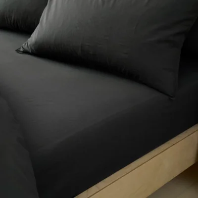 Dunelm Soft Washed Cotton 180 Thread Count Fitted Sheet