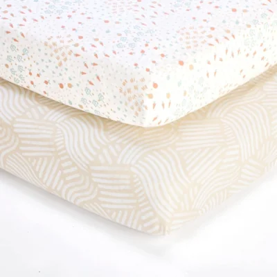 Dunelm Tutti Bambini Pack of 2 Good Life Fitted Sheets