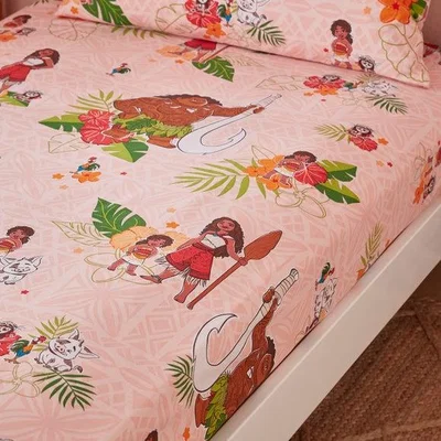 Dunelm Pack of 2 Disney Moana Fitted Sheet