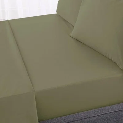 Dunelm Hotel 230 Thread Count Crisp Cotton Percale Fitted Sheet