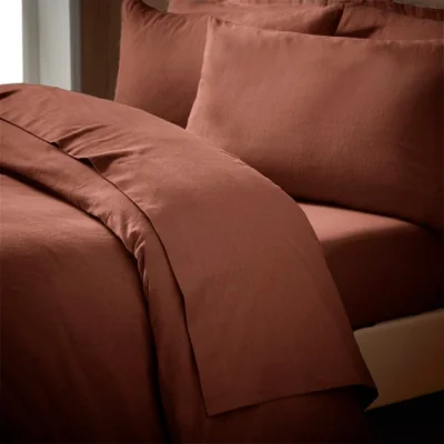 Dunelm Soft & Cosy Luxury 100% Brushed Cotton Flat Sheet