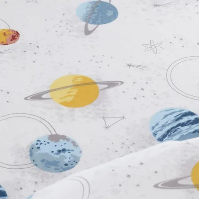 Dunelm Bedlam Outer Space Single Fitted Sheet