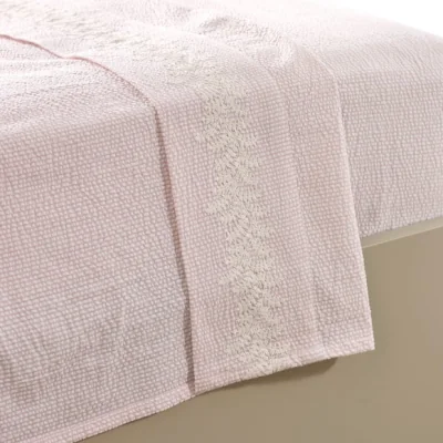 Dunelm Dorma Bramcote Stripe 100% Cotton Flat Sheet