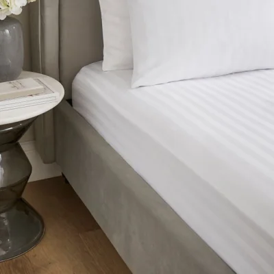 Dunelm Micro Stripe Fitted Sheet