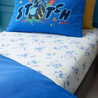 Dunelm Disney Unleash Stitch Fitted Sheet