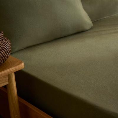 Dunelm 100% Organic Brushed Cotton Fitted Sheet