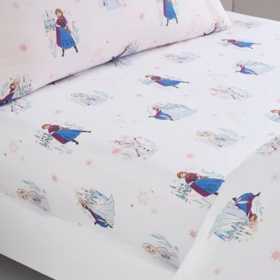 Dunelm Disney Set of 2 Frozen Fitted Bed Sheets
